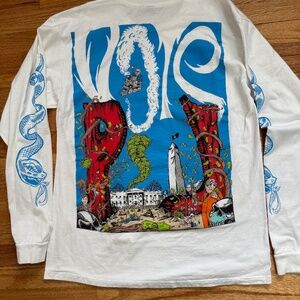 Pearl Jam Long Sleeve "Vote Poster" t-shirt, Size Large